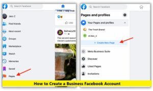 how to create a business facebook account 