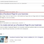 how to create a business facebook account